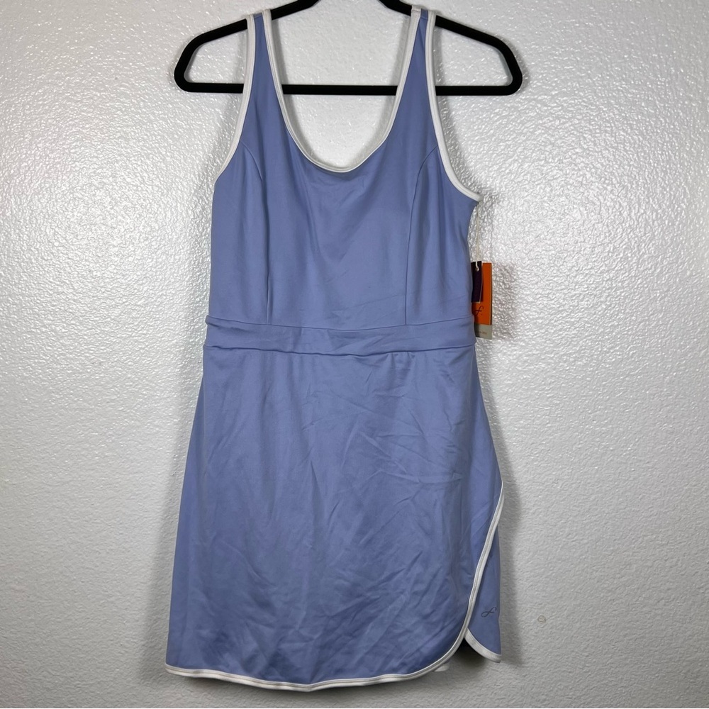 Freely Women’s Sophia Dress Lavender Lustre Athletic Dress Inner Shorts Size L